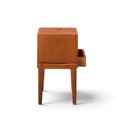 Arne Vodder Arne Vodder for Vamo S nderborg Mid Century Danish Teak Nightstands Pair - 4729385