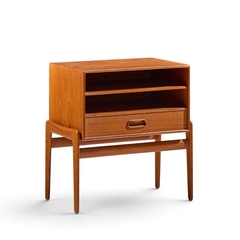 Arne Vodder Arne Vodder for Vamo S nderborg Mid Century Danish Teak Nightstands Pair - 4729388