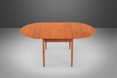 Arne Vodder Danish Modern Model 227 Teak Extension Dining Table with Removable Dropleaves - 2643149