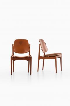 Arne Vodder Dining Chairs Model 203 Produced by France Daverkosen - 1933495