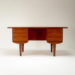 Arne Vodder Freestanding Teak Desk by Arne Vodder Denmark 1960s - 2453716