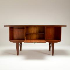 Arne Vodder Freestanding Teak Desk by Arne Vodder Denmark 1960s - 2453717