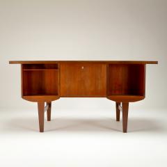 Arne Vodder Freestanding Teak Desk by Arne Vodder Denmark 1960s - 2453718