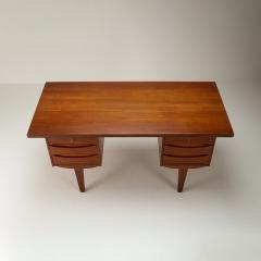 Arne Vodder Freestanding Teak Desk by Arne Vodder Denmark 1960s - 2453729