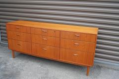 Arne Vodder Low Teak Nine Drawer Dresser by Falster M belfabrik attributed to Arne Vodder - 481000