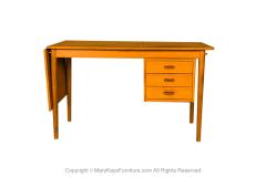 Arne Vodder Mid Century Danish Drop Leaf Expanding Desk Arne Vodder - 2977755