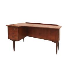 Arne Vodder Midcentury Designed by Arne Vodder Boomerang Desk 1960s - 3038812