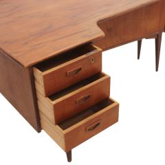 Arne Vodder Midcentury Designed by Arne Vodder Boomerang Desk 1960s - 3038818