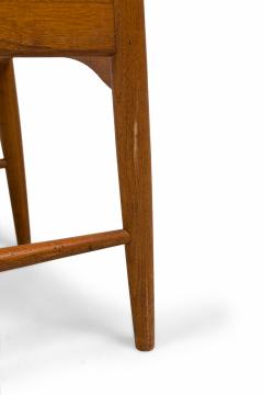 Arne Vodder Pair of Arne Vodder Mid Century Danish Caned Swivel Back Dining Side Chairs - 4656072