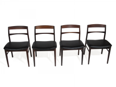 Arne Vodder Rare Arne Vodder Solid Rosewood Dining Chairs Set of 8 - 857119