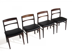 Arne Vodder Rare Arne Vodder Solid Rosewood Dining Chairs Set of 8 - 857125