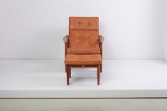Arne Vodder Reclining Lounge Chair FD 164 with Ottoman by Arne Vodder Denmark 1960s - 1189999