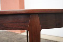 Arne Vodder Round Rosewood Dining Table with Extension by Arne Vodder - 2859220