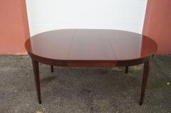 Arne Vodder Round Rosewood Dining Table with Extension by Arne Vodder - 2859226