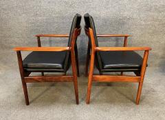 Arne Vodder SET OF 8 VINTAGE DANISH MODERN ROSEWOOD ARMCHAIRS MODEL 431  - 3260525