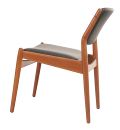 Arne Vodder Set of 10 Scandinavian Modern Teak Dining Chairs by Arne Vodder - 3505725
