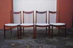 Arne Vodder Set of Four Rosewood Dining Chairs Model 422 by Arne Vodder for Sibast - 2859265