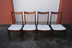 Arne Vodder Set of Four Rosewood Dining Chairs Model 422 by Arne Vodder for Sibast - 2859266