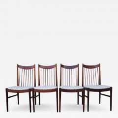 Arne Vodder Set of Four Rosewood Dining Chairs Model 422 by Arne Vodder for Sibast - 2885898