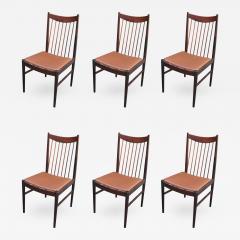 Arne Vodder Set of Six Rosewood Dining Chairs by Arne Vodder for Sibast - 421782