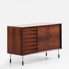 Arne Vodder Sideboard in Rosewood and Steel by Arne Vodder 1950s - 4508641