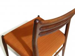 Arne Vodder Six Sculptural Rosewood Dining Chairs Arne Vodder Denmark 1955 - 4161234