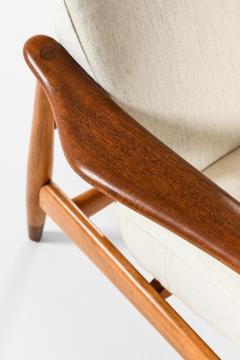 Arne Vodder Sofa in Beech and Fabric by Arne Vodder 1950s - 4530164