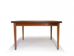 Arne Vodder c 1958 Rectangular Danish Teak Dining Table with Leaves - 3494125