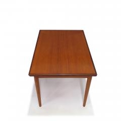 Arne Vodder c 1958 Rectangular Danish Teak Dining Table with Leaves - 3494132