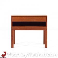 Arne Wahl Iversen Arne Iversen Mid Century Danish Teak Nightstands Pair - 3437079