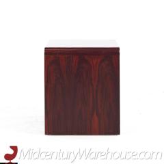 Arne Wahl Iversen Arne Wahl Iversen Mid Century Rosewood Nightstands Pair - 3684015