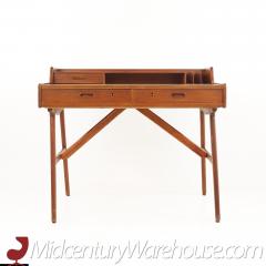 Arne Wahl Iversen Arne Wahl Iversen Model 56 Mid Century Teak Writing Desk - 2579732