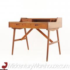 Arne Wahl Iversen Arne Wahl Iversen Model 56 Mid Century Teak Writing Desk - 2579733