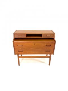 Arne Wahl Iversen Arne Wahl Iversen Secretary Desk Vanity in Teak Denmark 1960s - 3559845