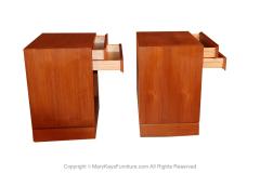 Arne Wahl Iversen Arne Wahl Iversen Teak Danish Modern Nightstands End Side Tables pair - 2981761