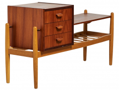 Arne Wahl Iversen Arne Wahl Iversen Teak Hall Phone Spectum Table - 2591891