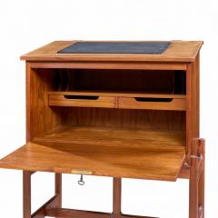 Arne Wahl Iversen Arne Wahl Iversen for Vinde M belfabrik Model 67 Mid Century Teak Lectern Desk - 4392431