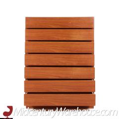 Arne Wahl Iversen Arne Wahl Iversen for Vinde Mobelfabrik Mid Century Danish Teak Highboy Dresser - 3684023