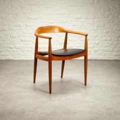 Arne Wahl Iversen Desk Chair in Ash and Leather by Arne Wahl Iversen Denmark 1950s - 2421097