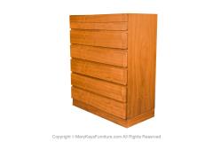 Arne Wahl Iversen Mid Century Danish Modern Tall Teak Dresser - 3009928