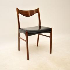 Arne Wahl Iversen Set of 8 Danish Vintage Leather Dining Chairs by Arne Wahl Iversen - 3118266