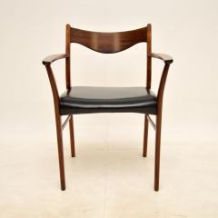 Arne Wahl Iversen Set of 8 Danish Vintage Leather Dining Chairs by Arne Wahl Iversen - 3118267