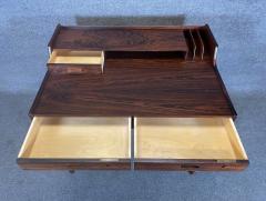 Arne Wahl Iversen Vintage Danish Mid Century Modern Rosewood Desk Model 56 by Arne Wall Iversen - 3304231