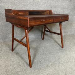Arne Wahl Iversen Vintage Danish Mid Century Modern Rosewood Desk Model 56 by Arne Wall Iversen - 3304235