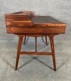 Arne Wahl Iversen Vintage Danish Mid Century Modern Rosewood Desk Model 56 by Arne Wall Iversen - 3304236