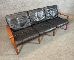 Arne Wahl Iversen Vintage Danish Mid Century Modern Teak Sofa by Arne Wahl Iversen - 3325938