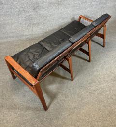 Arne Wahl Iversen Vintage Danish Mid Century Modern Teak Sofa by Arne Wahl Iversen - 3325949