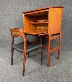 Arne Wahl Iversen Vintage Danish Mid Century Teak Secretary Desk by Arne W Iversen - 3738504