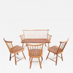 Arno Lambrecht Arno Lambrecht Dining Set of Three Chairs and Bench for WK Mobel - 519150