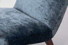 Arno Votteler Pair of Lounge Slipper Chairs by Arno Votteler for Walter Knoll - 1366711